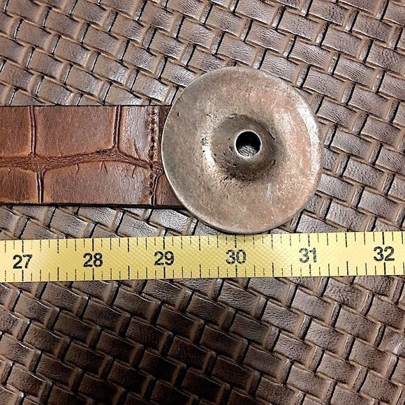 Vintage Navasota Leather Belt - Picture 5 of 5